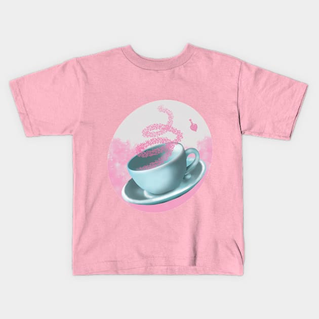 Coffee time! Kids T-Shirt by basiaradkowska